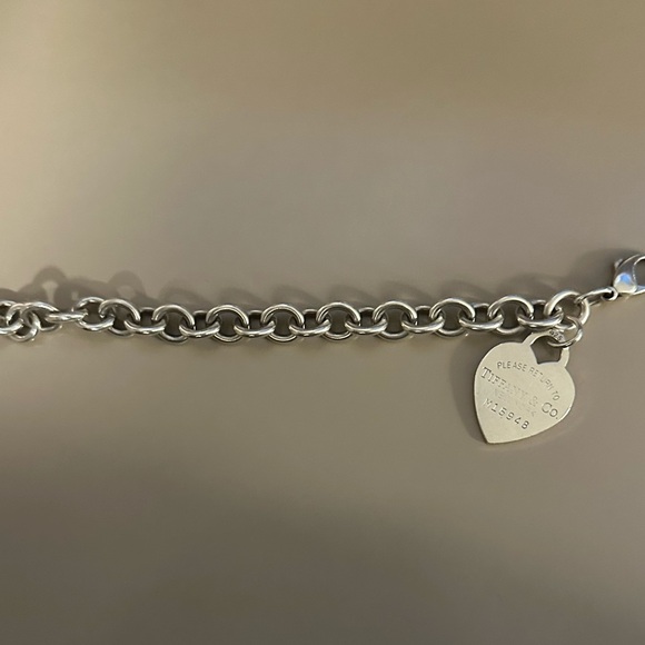 Tiffany & Co. Jewelry - Tiffany & Co. Silver Heart Tag Bracelet